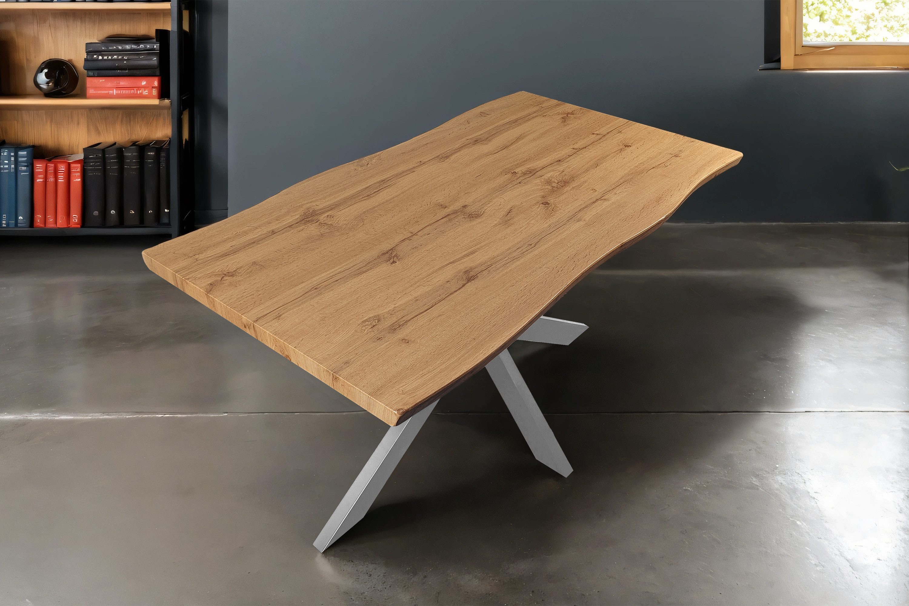 SAM® Esstisch TorbenS, verschiedene Holz-Optiken, Spider-Metallgestell, günstig online kaufen