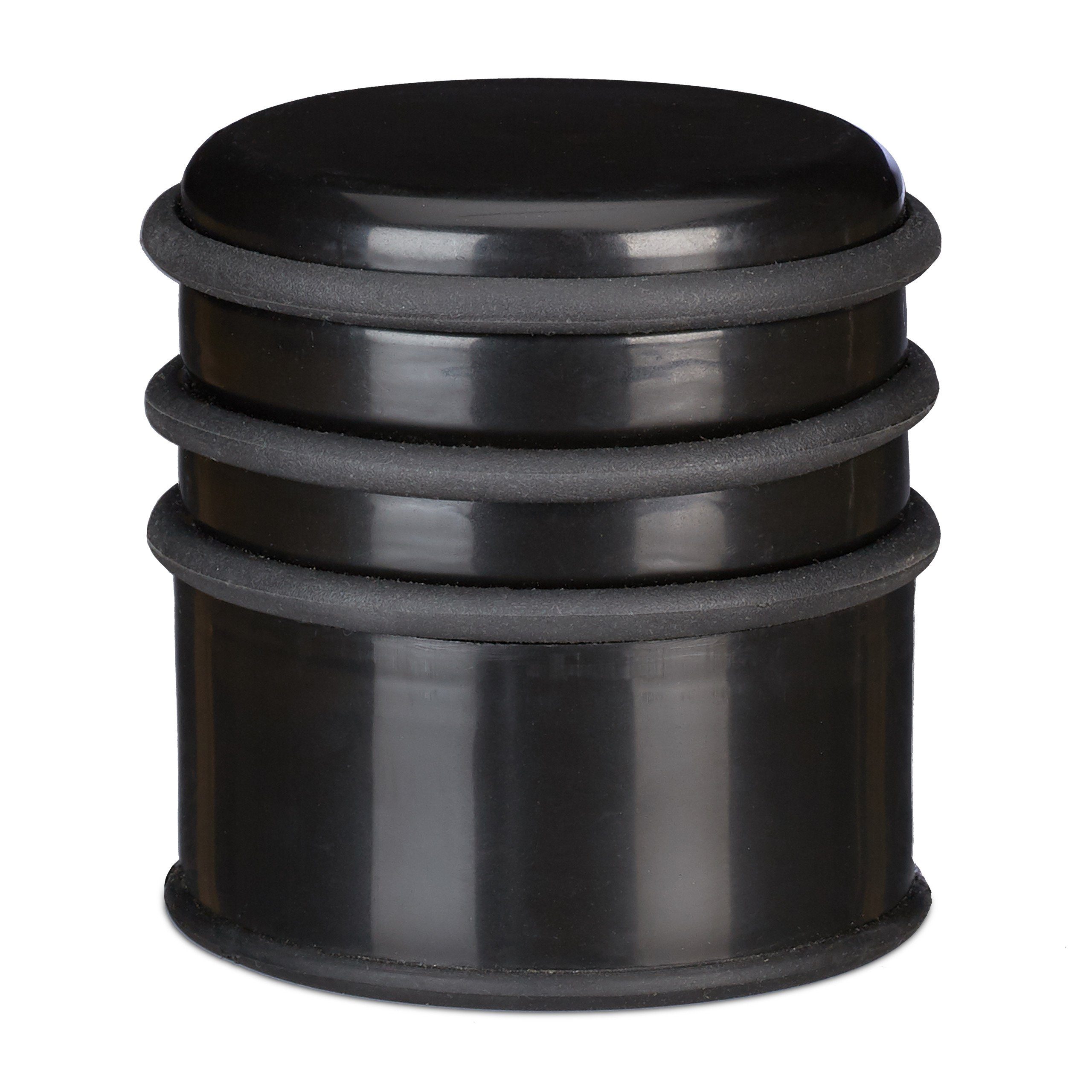 relaxdays Türstopper 4 x Türstopper schwarz günstig online kaufen