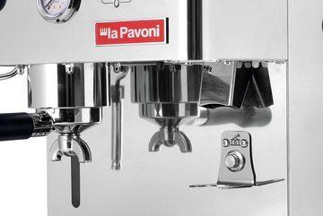 La Pavoni Espressomaschine La Pavoni New Domus Bar, Pumpenmanometer, Temperaturanzeige, einstellbarem Mahlgrad in 7 Stufen