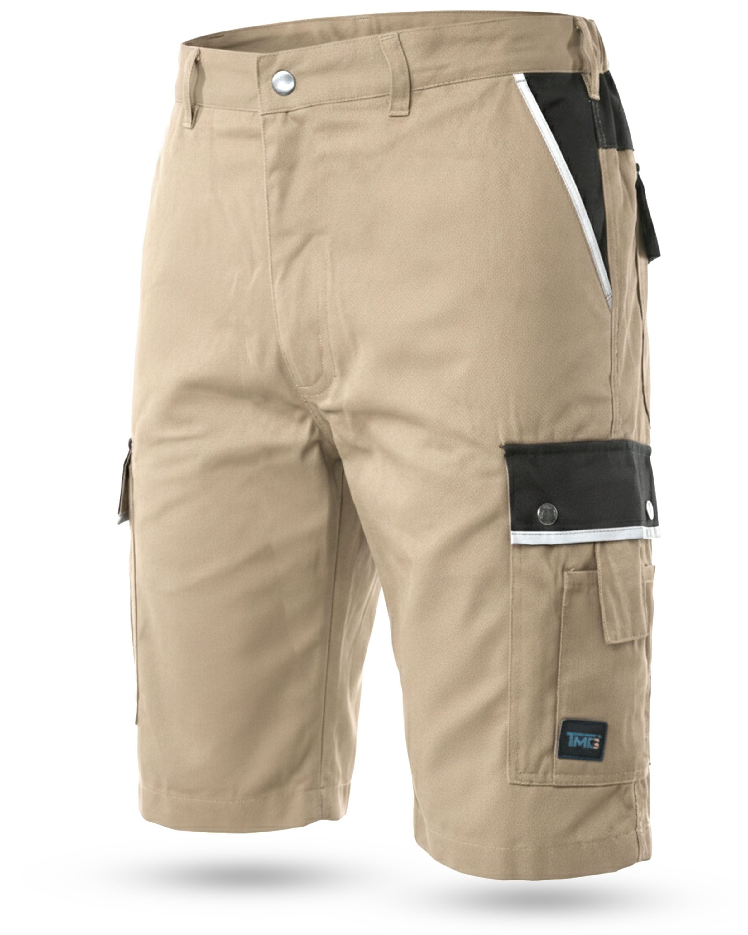 TMG International Arbeitsshorts kurze Arbeitshose Short Style Cargohose Bermuda Robustes Material und hoher Tragekomfort