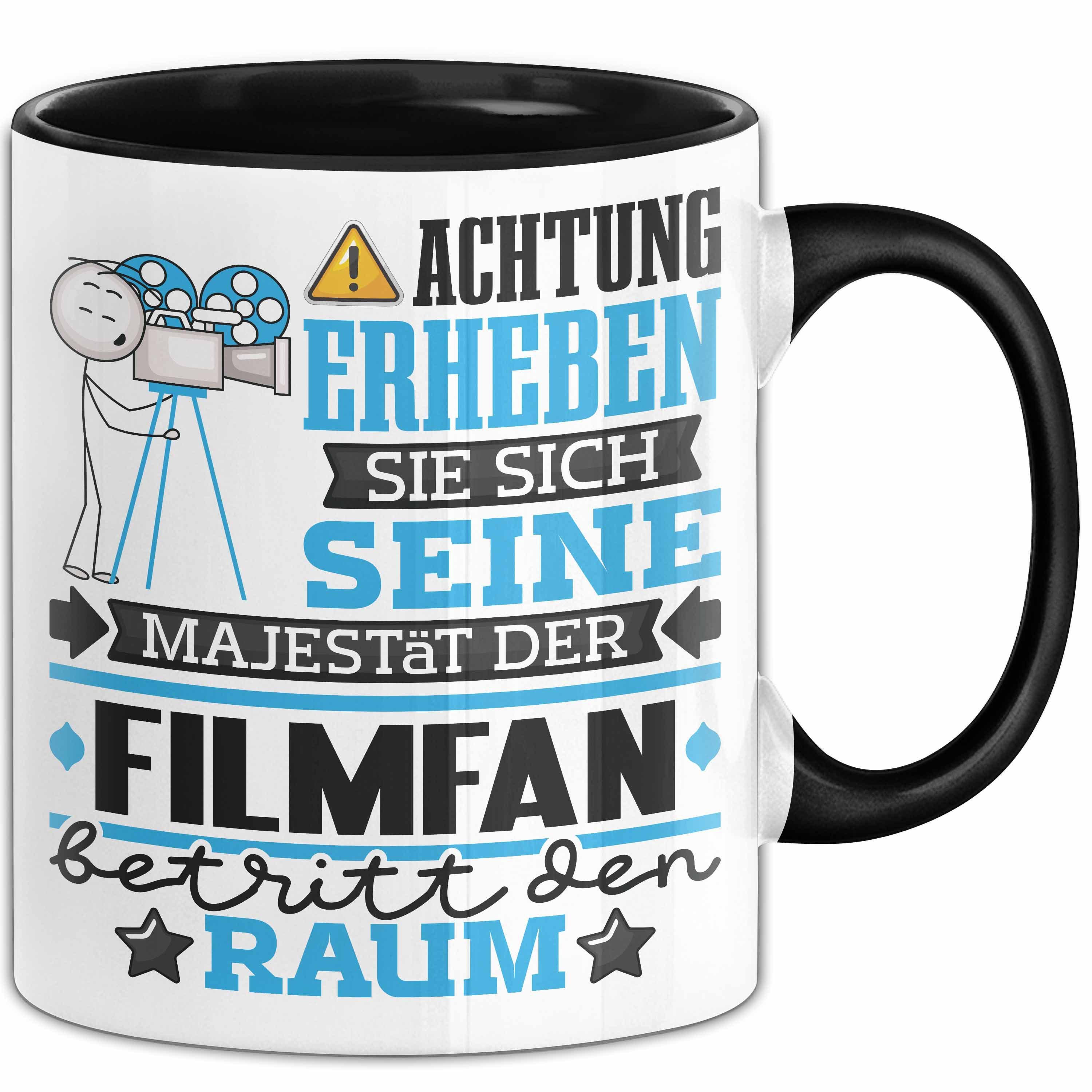Trendation Tasse Filmfan Geschenk Tasse Lustiger Spruch Erheben Sie Sich Der Filmfan Be, Keramik