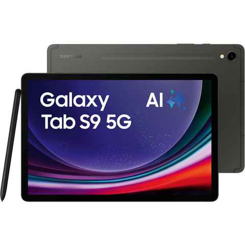 Samsung Galaxy Tab S9 5G Tablet (11", 128 GB, Android, 5G, AI-Funktionen)