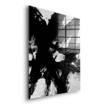 DOTCOMCANVAS® Acrylglasbild Pride - Acrylglas, Acrylglasbild schwarz weiß moderne abstrakte Kunst Druck Wandbild