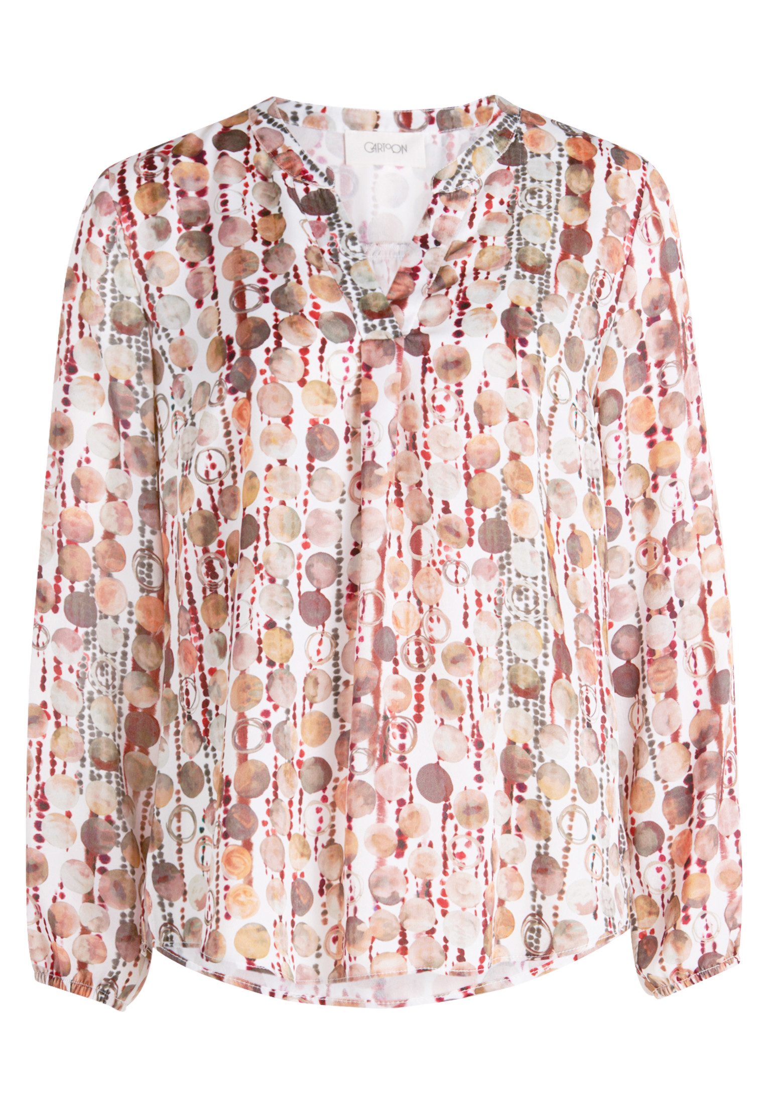 Cartoon Shirtbluse Damen mit Muster