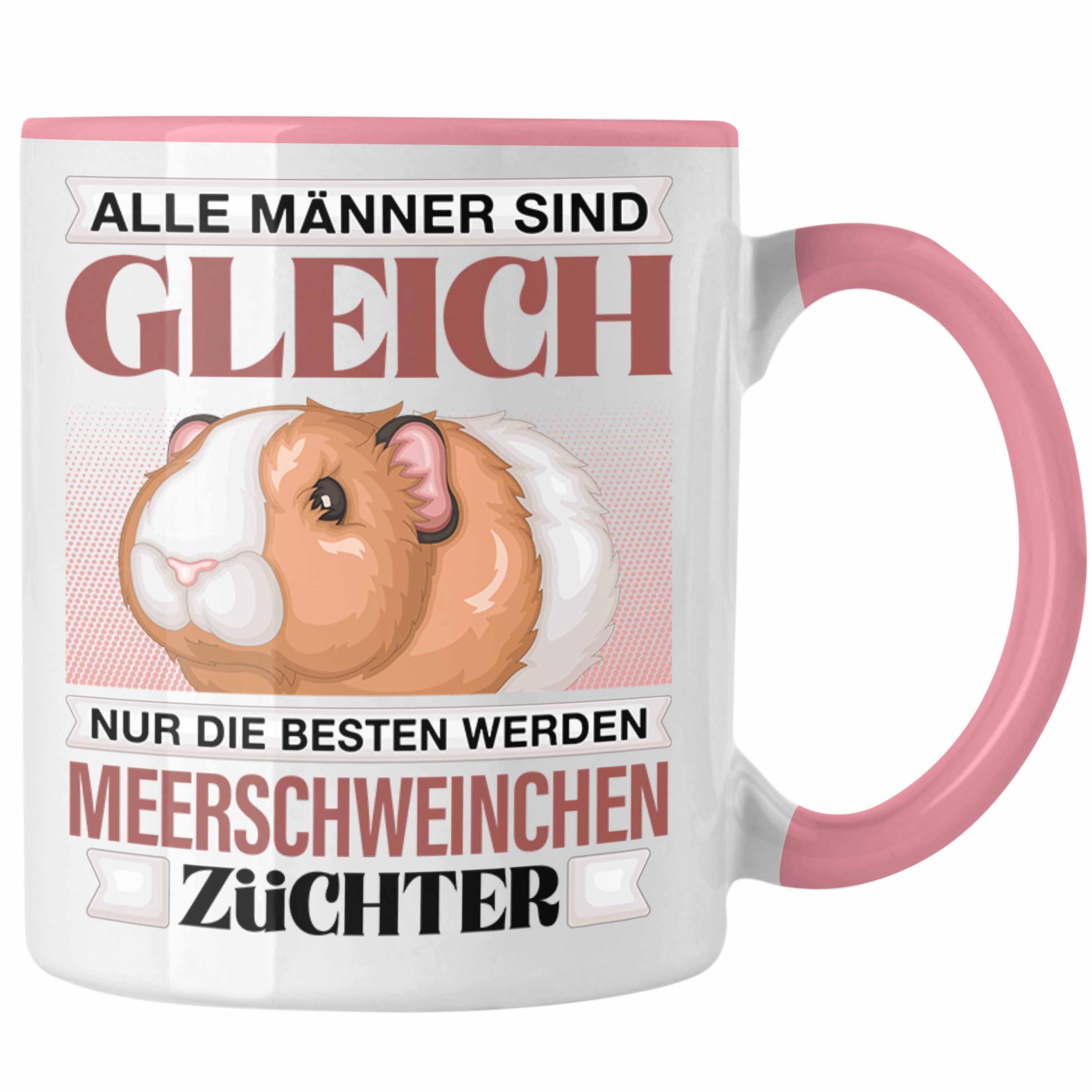 Trendation Tasse Trendation - Meerschweinchen Züchter Tasse Geschenk Lustiger Spruch Ge Rosa