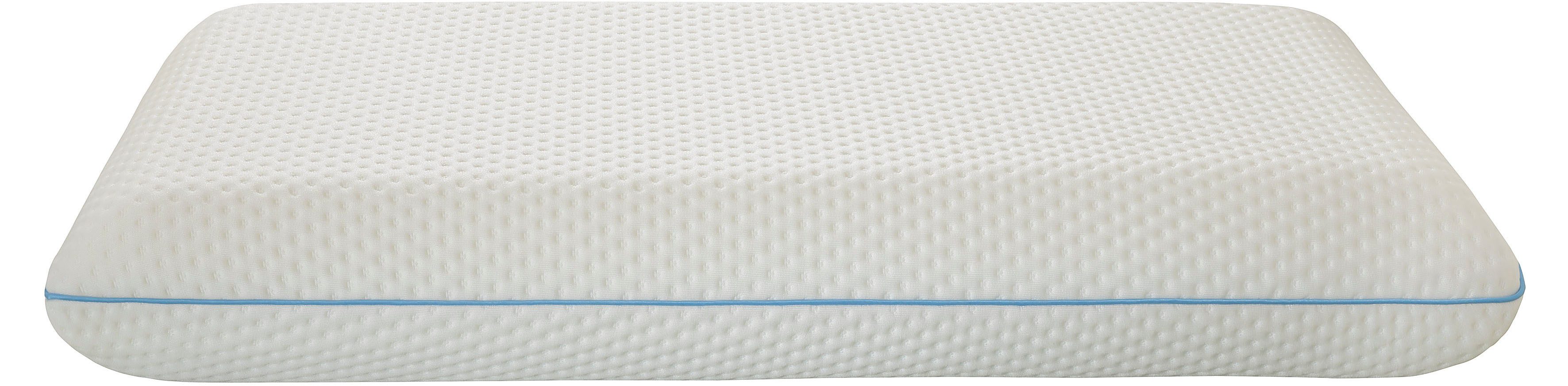 OTTO home Nackenkissen Coolgel 3-Lagiges Nackenstützkissen, höhenverstellbar 40x80 cm, 1-tlg., waschbarer Bezug, Seitenschläfer, Bauchschläfer, Rückenschläfer