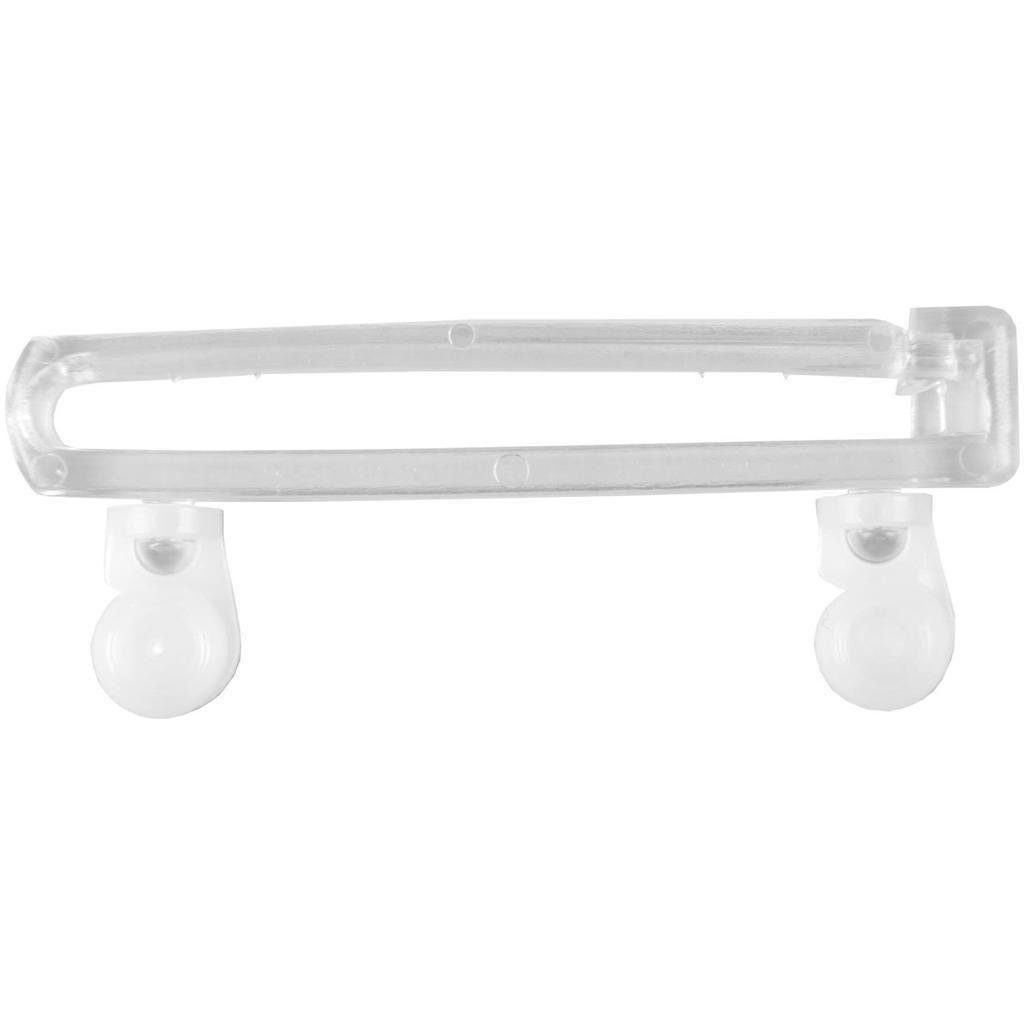 Clever-Kauf-24 Schlaufengleiter Schlaufengleiter m. Röllchen transparent günstig online kaufen