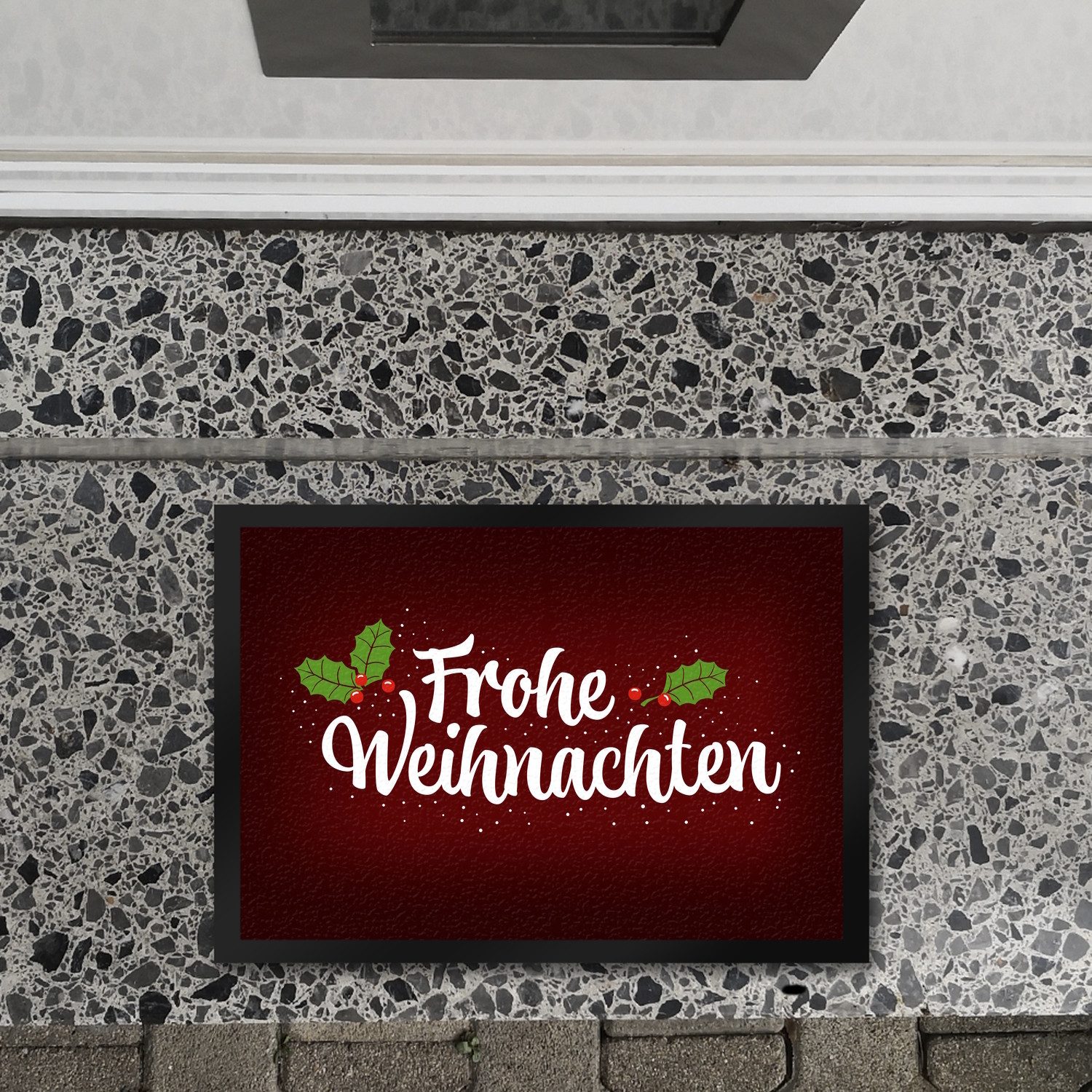 speecheese Fußmatte Frohe Weihnachten Fußmatte mit günstig online kaufen