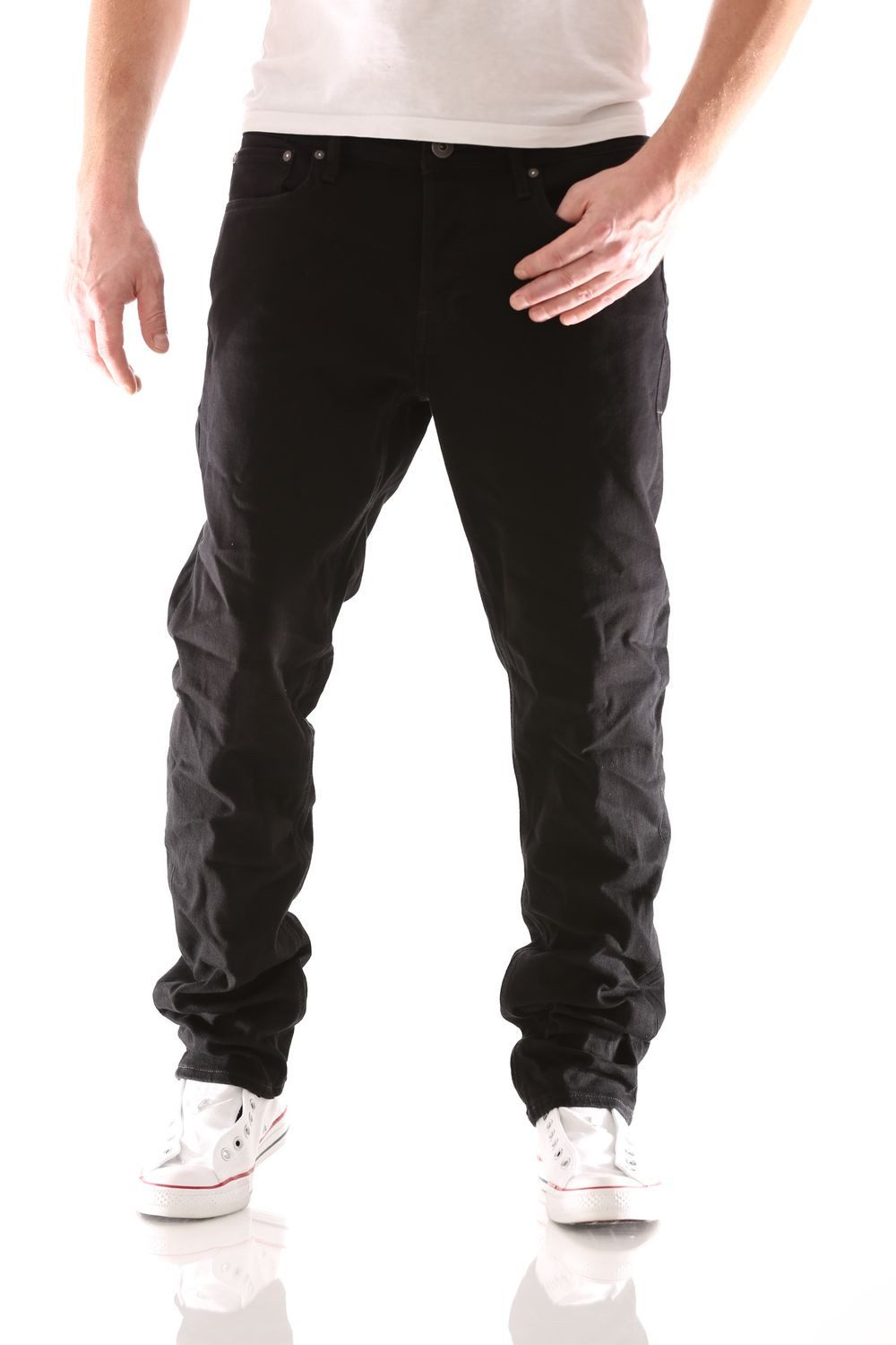 Jack & Jones Comfort-fit-Jeans Jack & Jones Mike Original Comfort Tapered Herren Jeans Hose