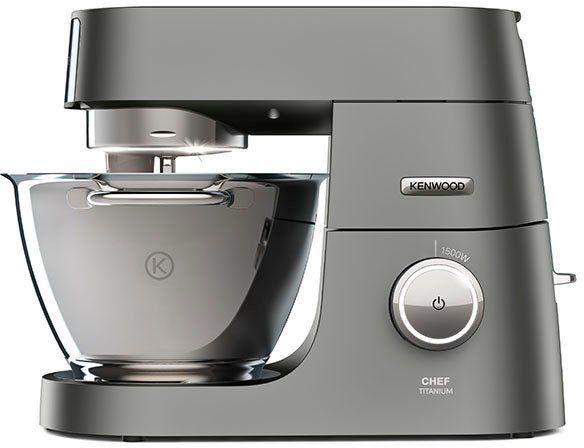 KENWOOD Küchenmaschinenschüssel Chef Titanium Edelstahl-Rührschüssel KAT711SS, Edelstahl, für alle Chef Titanium Küchenmaschinen der KVC7000 / 7300 / 7400 Serie