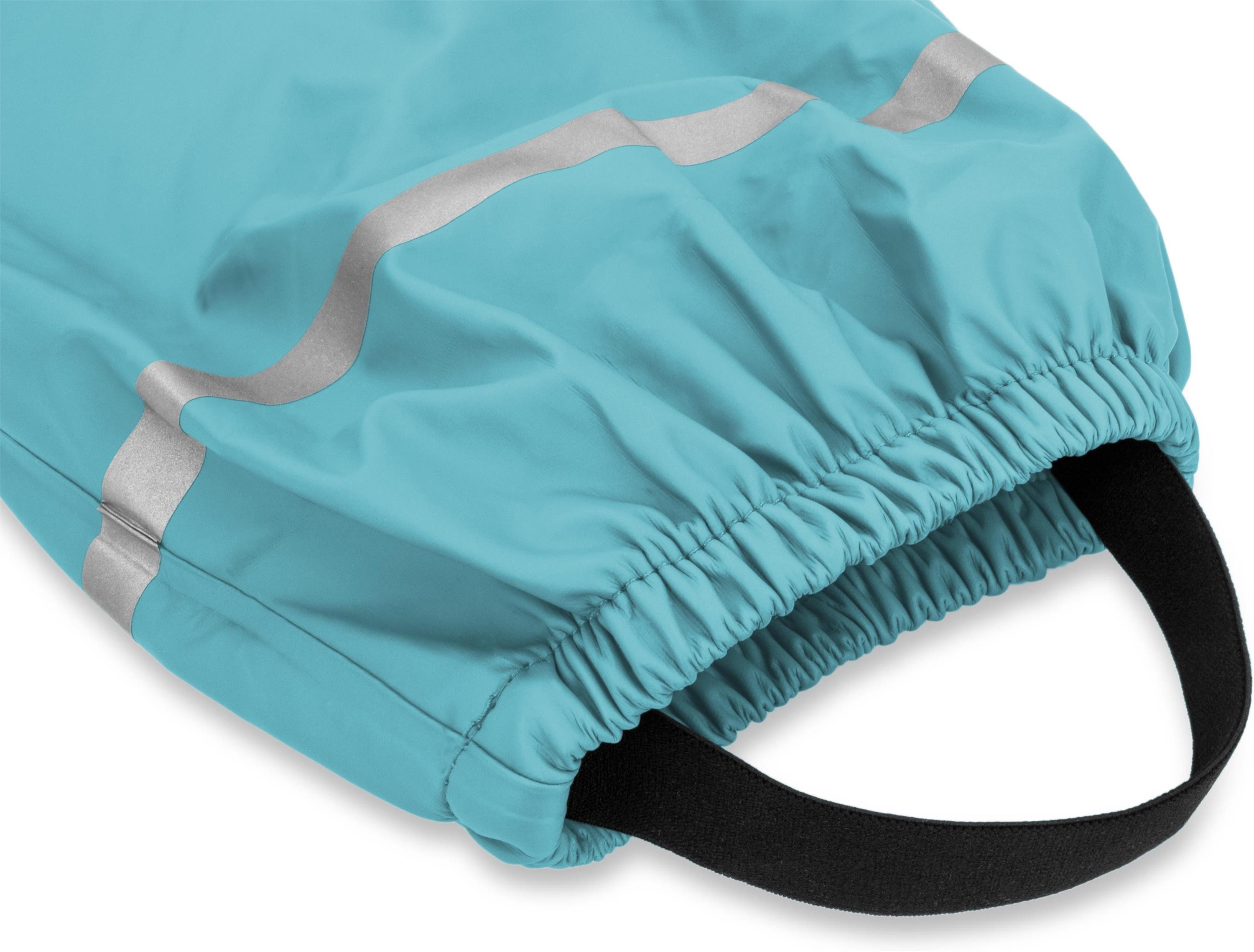 normani Regenhose Kinder Regenhose York Jungen und Mädchen - Wind- und wasserdichte Regenhose mit Reflektoren