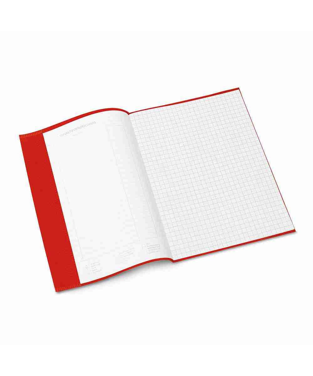 HERMA Schulheft Herma PP-Heftschoner A5, mit Beschriftungsschild geklebt