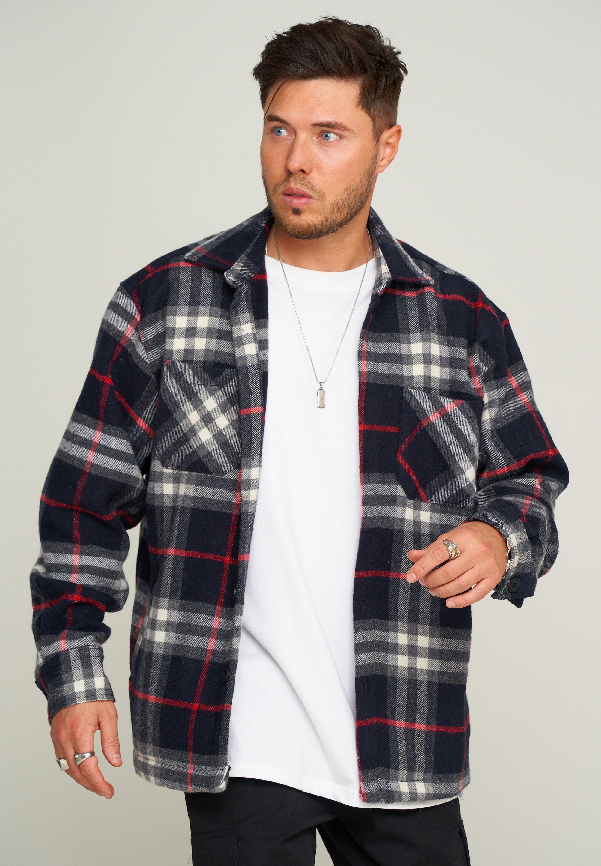 2Y Premium Flanellhemd 2YOTTAWA Oversized Flanell