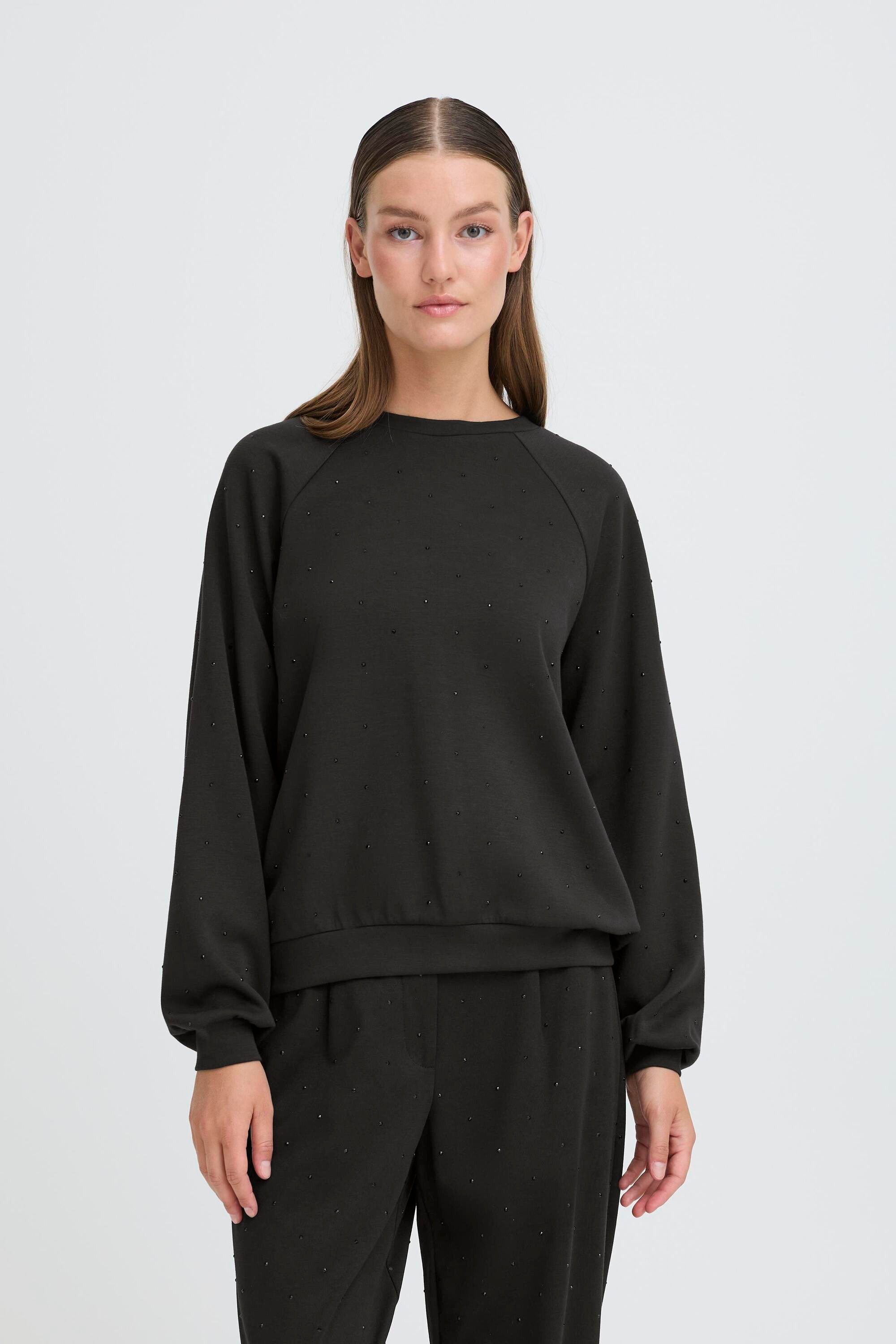 Ichi Fleecepullover Sweatshirt IHAMIAS