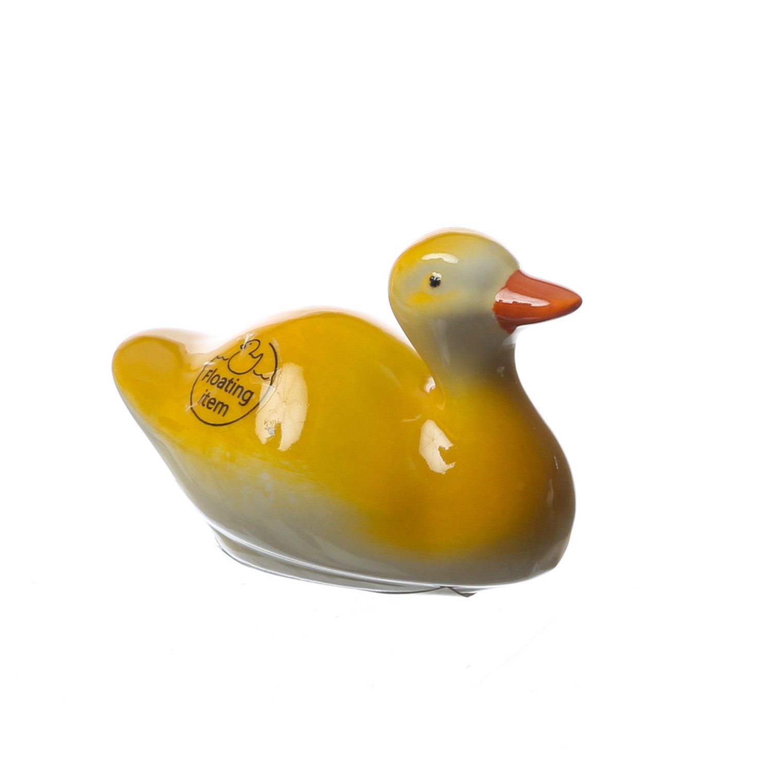 MARELIDA Dekofigur Teichdeko Schwimmente Ente Dekofigur für Teich Wasserschale L: 9,3cm