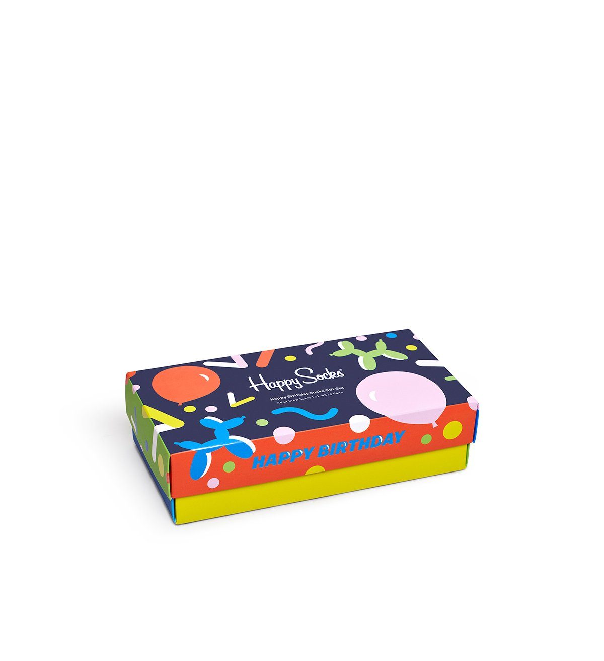 Geburtstag, Happy - Happy Birthday Geschenkbox Kurzsocken Socken 3er Pack Unisex Socks