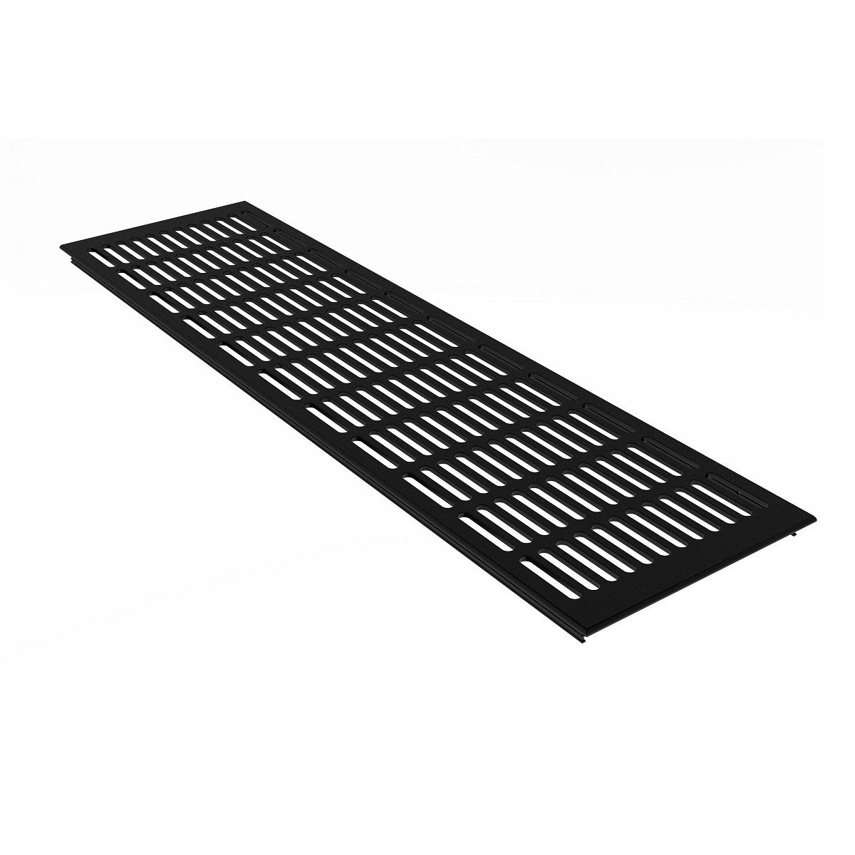 MS Beschläge Lüftungsgitter Aluminium Stegblech 150mm Schwarz Heizungsgitter – Bild 2 von 5