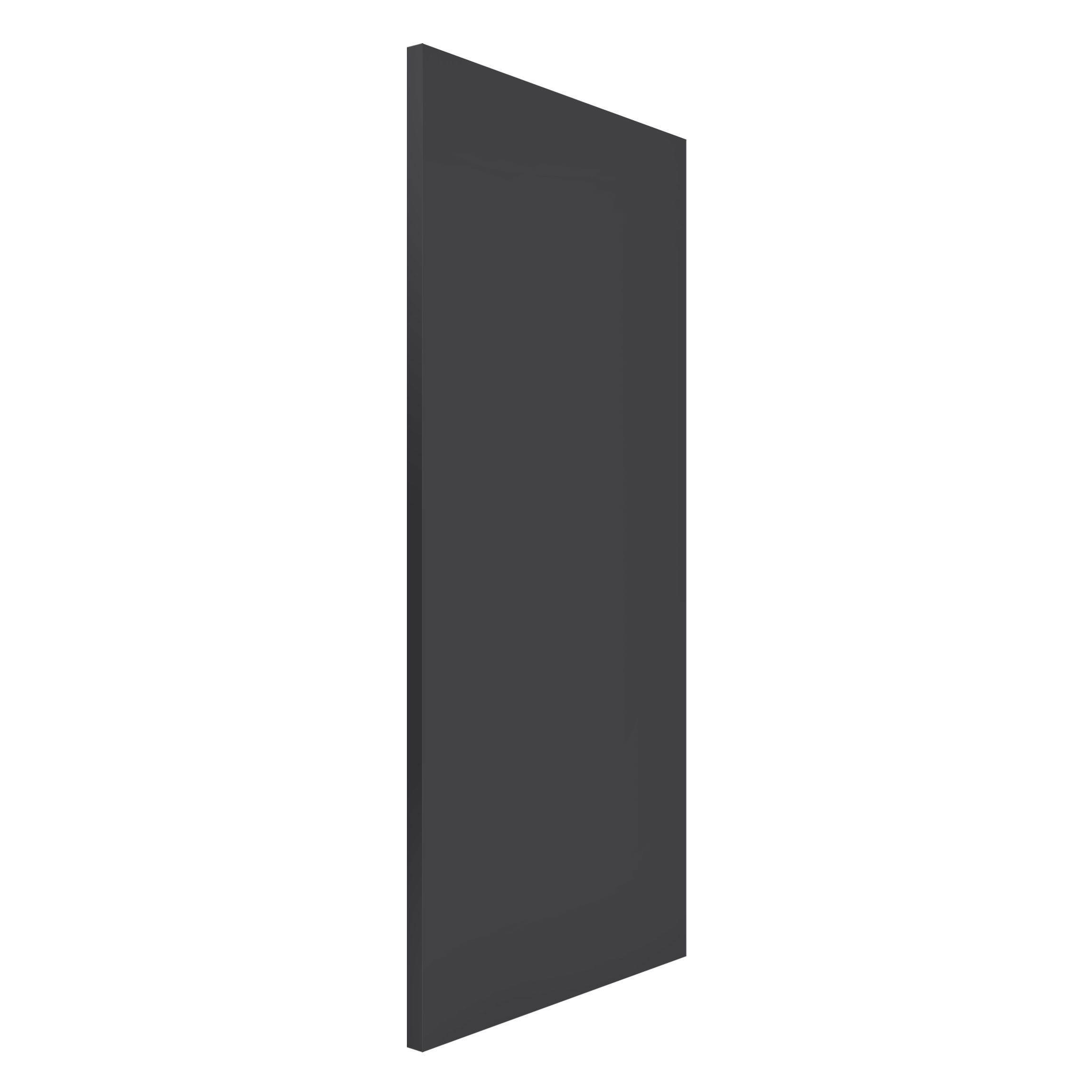 Bilderdepot24 Magnettafel Küche grau Colour Dark Grey, (1-tlg., Magnetboard Pinnwand für die Wand - metallische Tafel für Magnete), Magnetwand groß mit Motiv Büro Memoboard magnetisch Hochformat