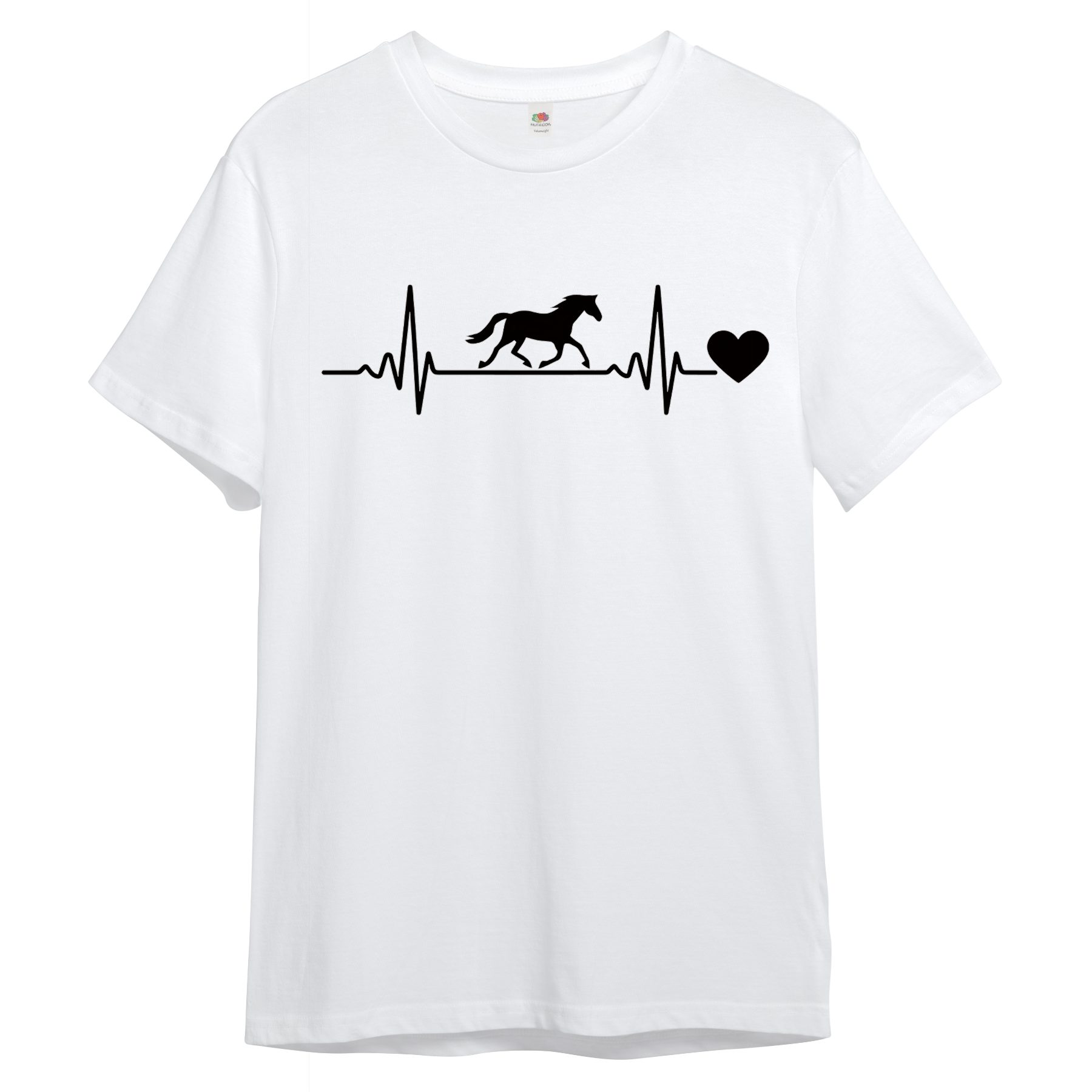T-Shirt Kinder T-Shirt, Herzschlag mit Pferd