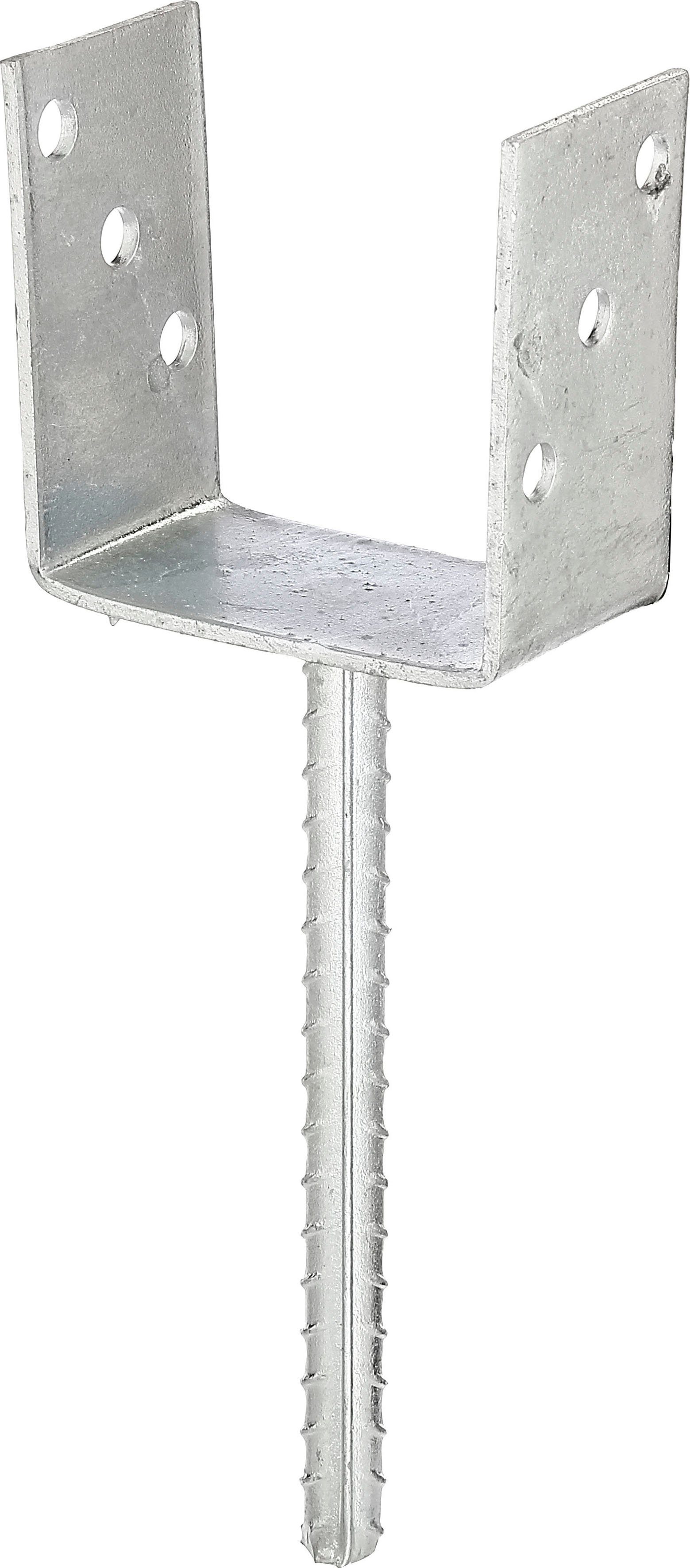 Alberts U-Pfostenträger, zum Einbetonieren, (Set, 4-St), feuerverzinkt, lichte Breite 101 mm, Länge Betonanker 200 mm
