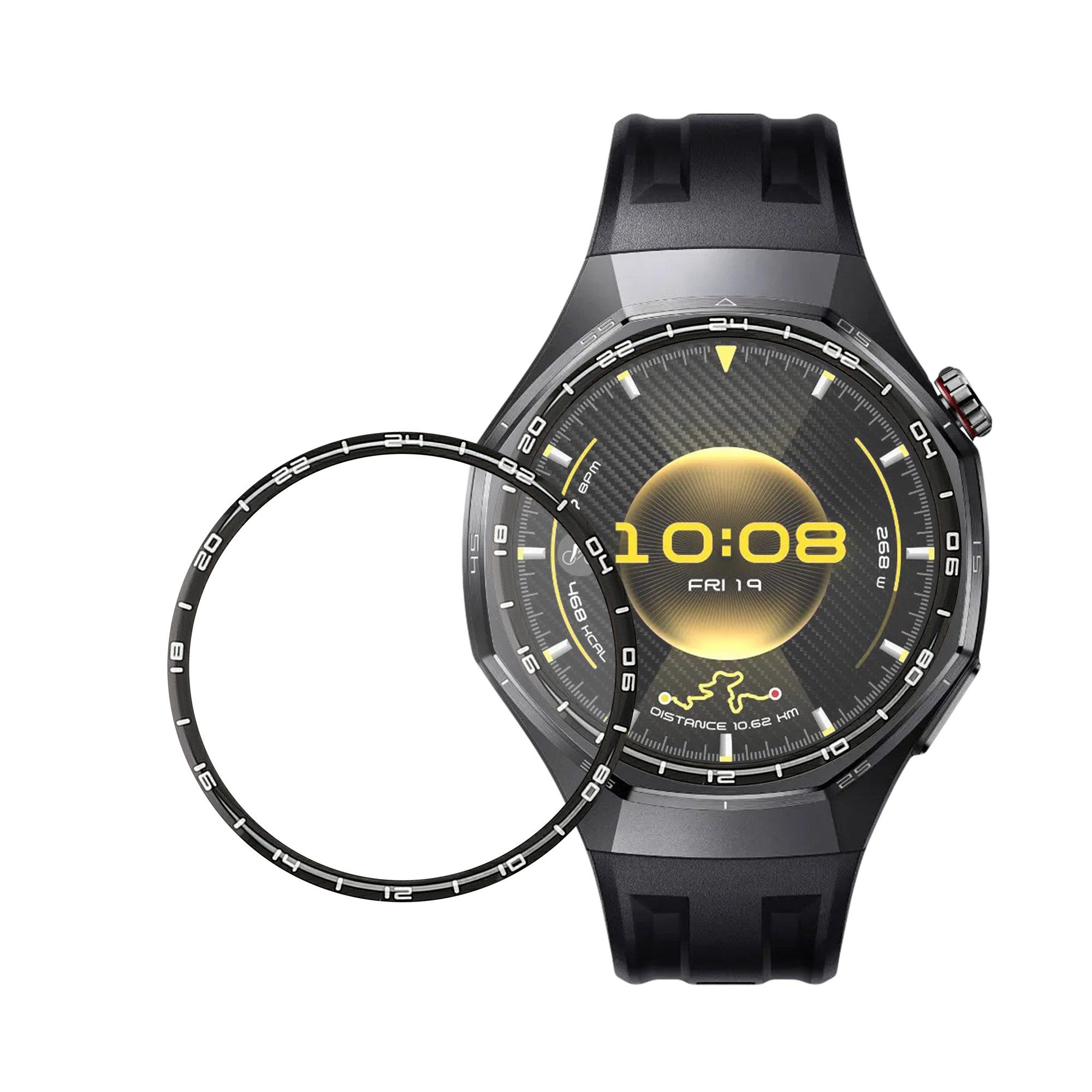 kwmobile 2x Displayschutzfolie für Huawei Watch GT6 Pro 46mm Smartwatch, 2-tlg., Schutzfolie für Fitness Tracker - robuster Displayschutz - transparent