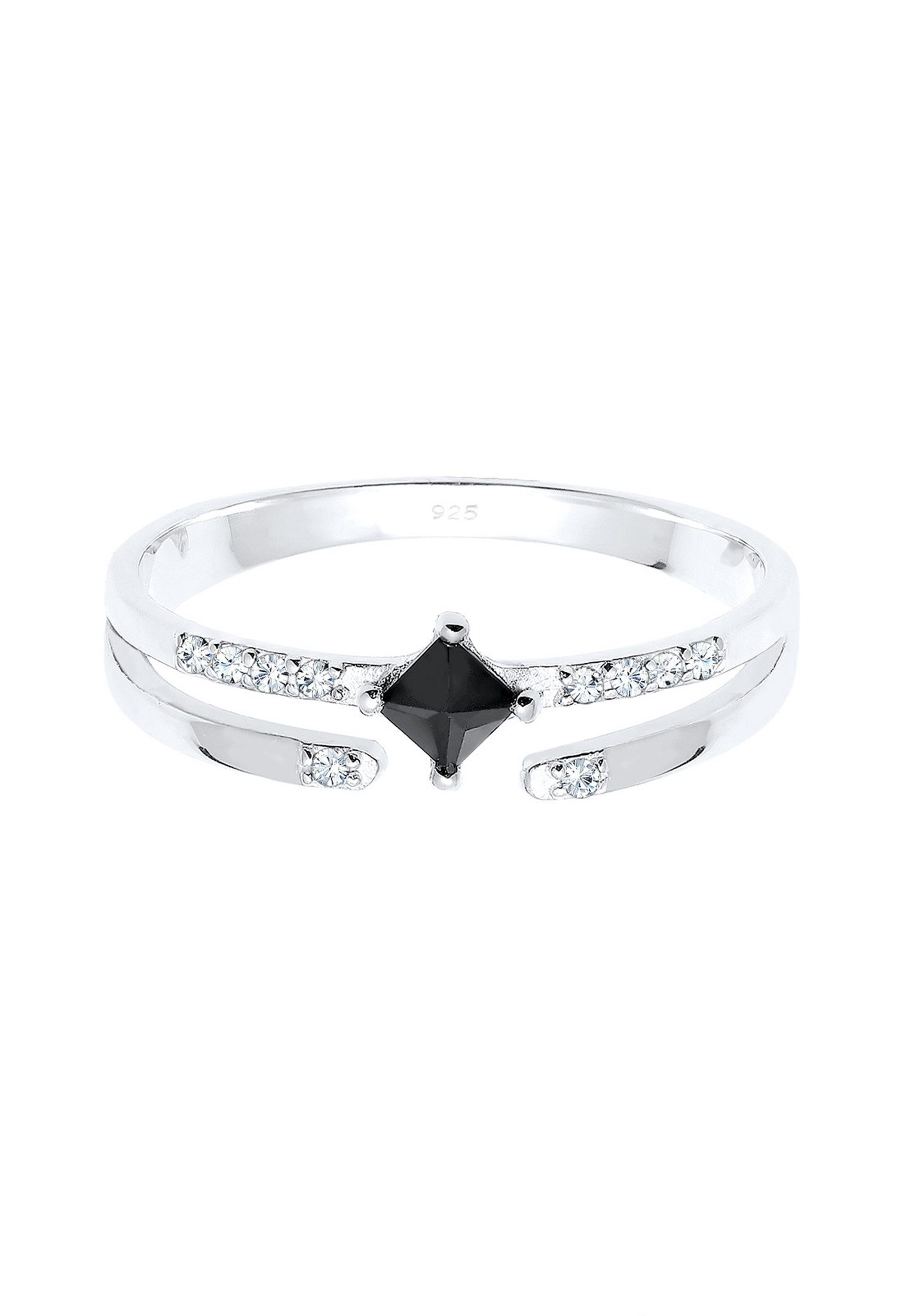 Elli Fingerring Modern Zirkonia Kristalle 925 Silber günstig online kaufen