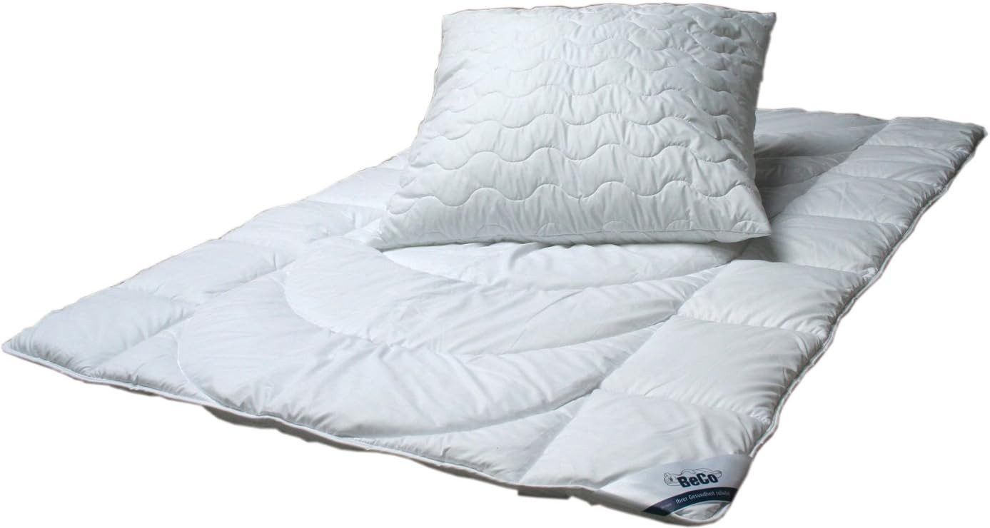 Beco Microfaserbettdecke + Kopfkissen Kuschelweich Bettwaren günstig online kaufen