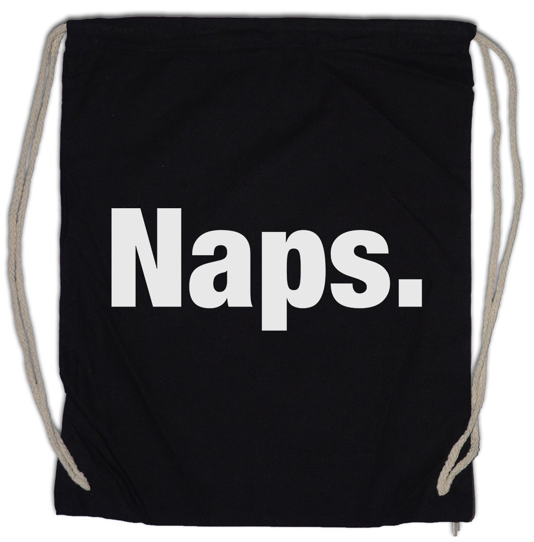 Turnbeutel Naps Turnbeutel Schlaf Schlafen Sleep Faultier Faulpelz Slogan Spruch