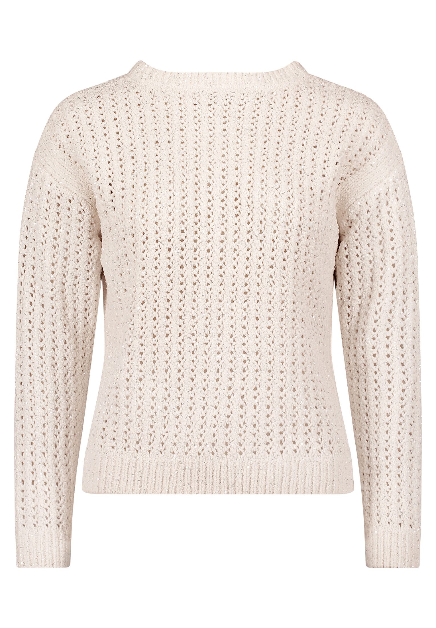Strickpullover Damen mit Lochmuster