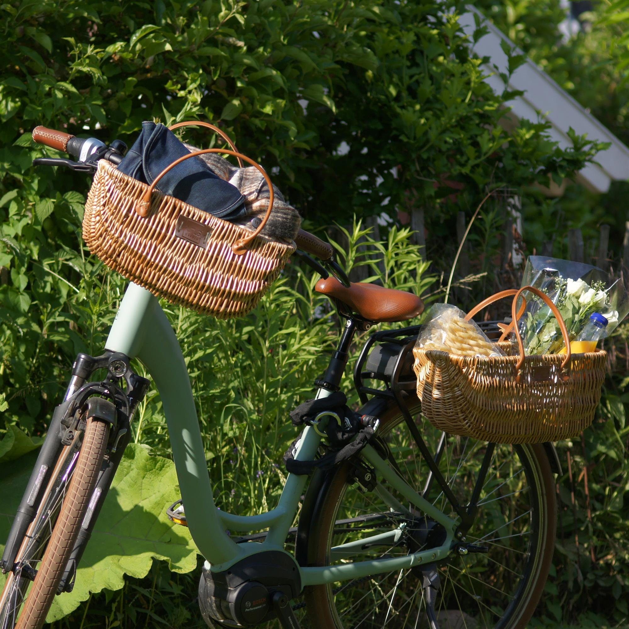 UNUS GARDEN Fahrradkorb für hinten und vorne Einkaufskorb