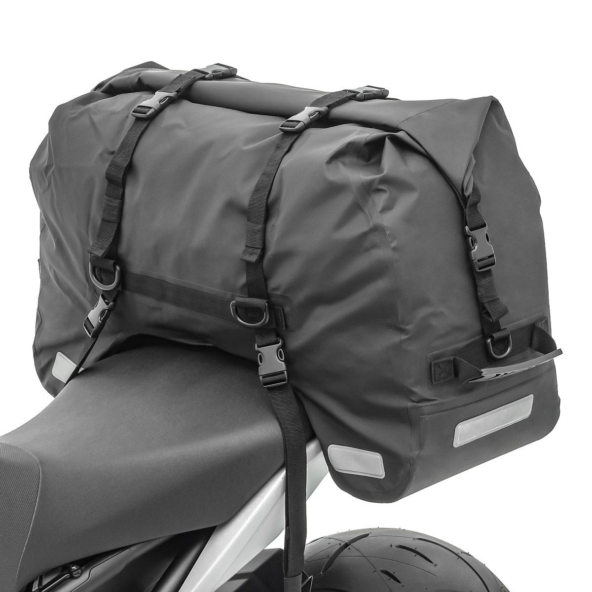 Bagtecs Reisetasche Motorrad Hecktasche für # SX45 Wasserdicht Volumen 45L Rollverschluss