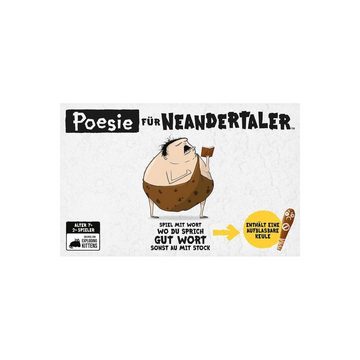 Asmodee Spiel, Familienspiel EXKD0008 - Poesie für Neandertaler, für 2+ Spieler, ab 7..., Partyspiel