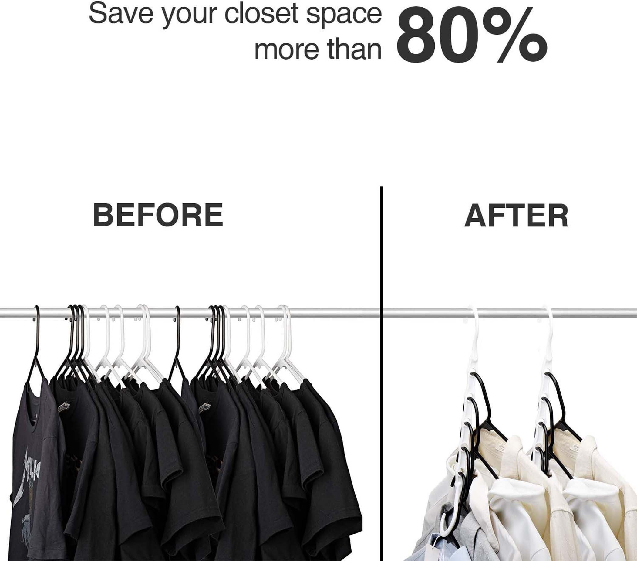 Coonoor Mehrfach-Kleiderbügel platzsparende Kleiderbügel, Garderobe Organiz günstig online kaufen