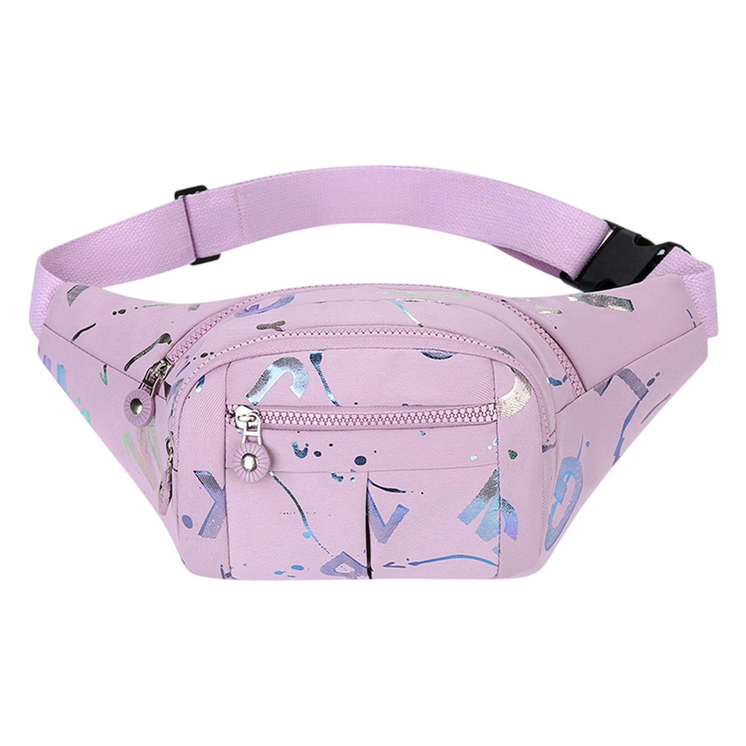 Refttenw Bauchtasche Damen Umhängetasche wasserdicht Gürteltasche Crossbody Bag (1-tlg), Für Outdoor, Reisen, Wandern, Fitness & Alltag