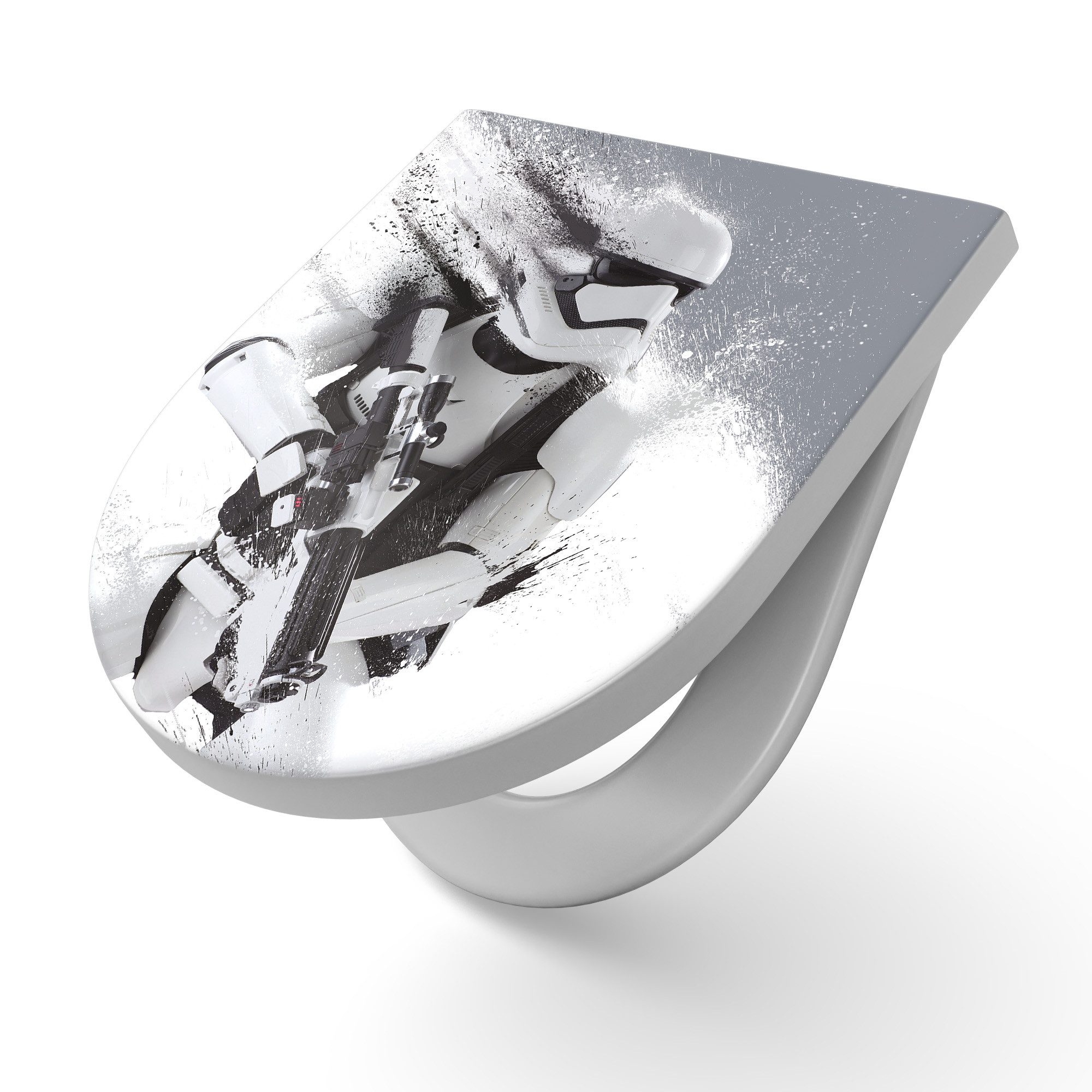 DEQORI WC-Sitz 'Star Wars Storm Trooper', WC Toilettensitz bedruckt Klobril günstig online kaufen