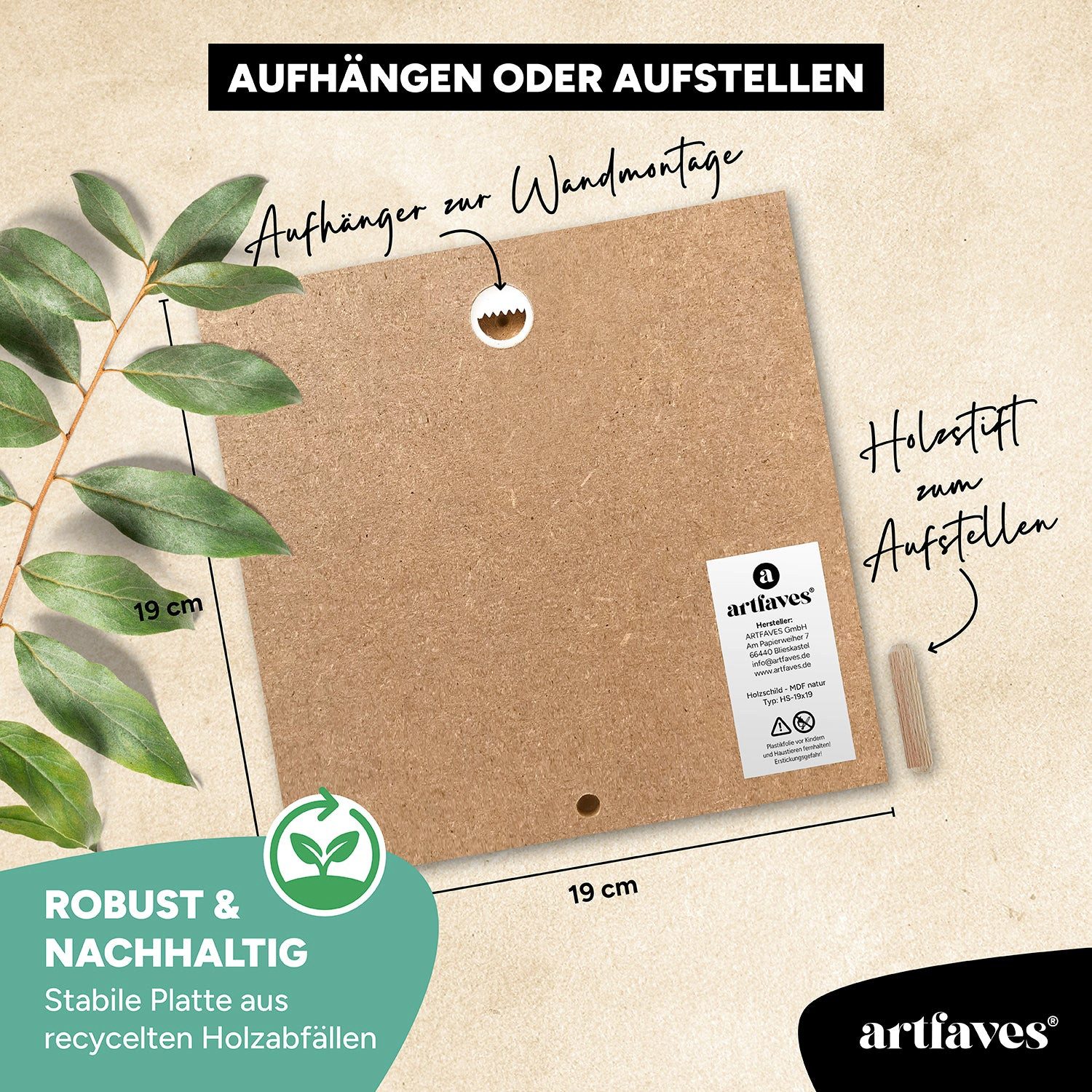 ARTFAVES Holzbild Schild mit Spruch - Liebe ist wie ein Vollbad - Hochzeit, Valentinstag – Bild 5 von 5