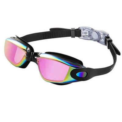 Aoucheni Schwimmbrille Schwimmbrille, Anti-Beschlag-Schwimmbrille mit UV-Schutz