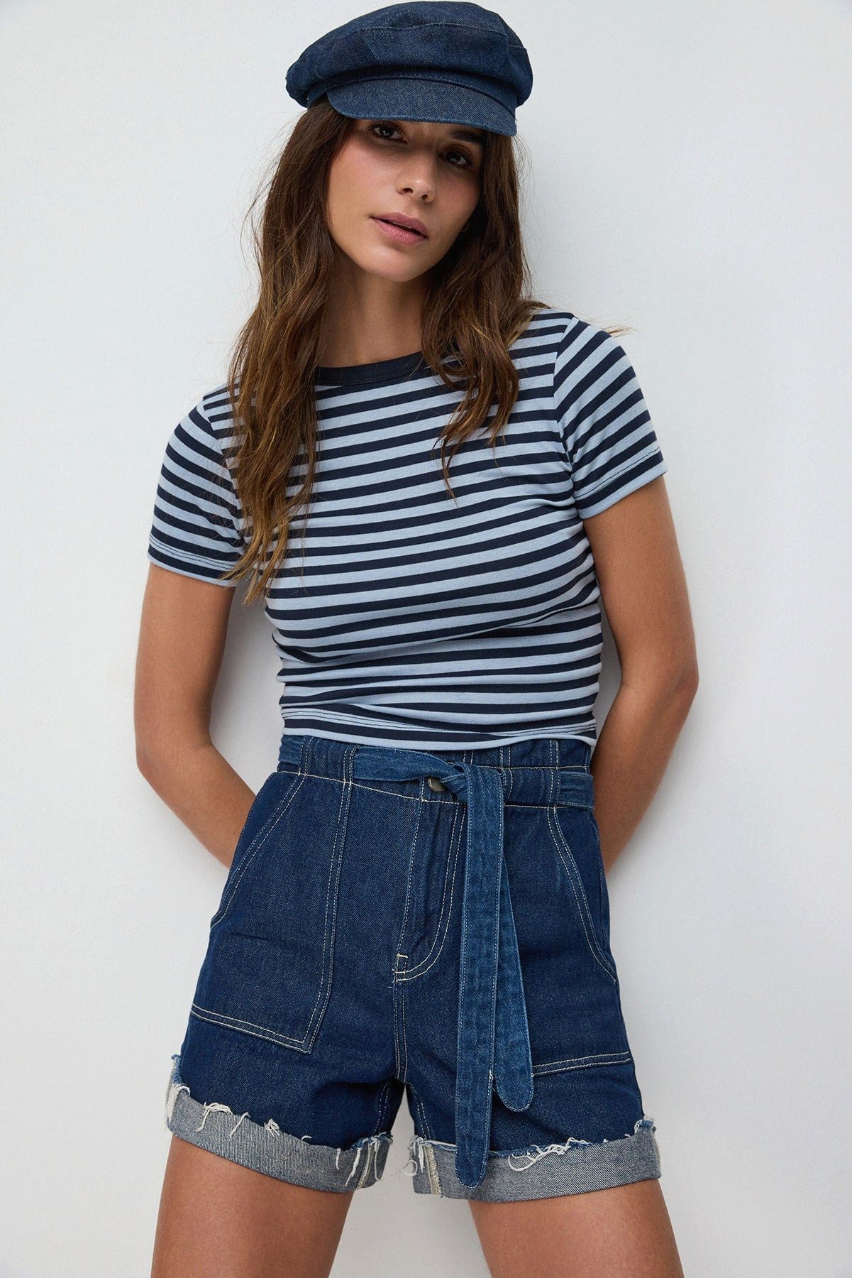 T-Shirt Gestreiftes T-Shirt