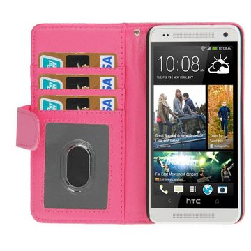 König Design Handyhülle HTC One Mini, HTC One Mini Handyhülle Backcover Rosa