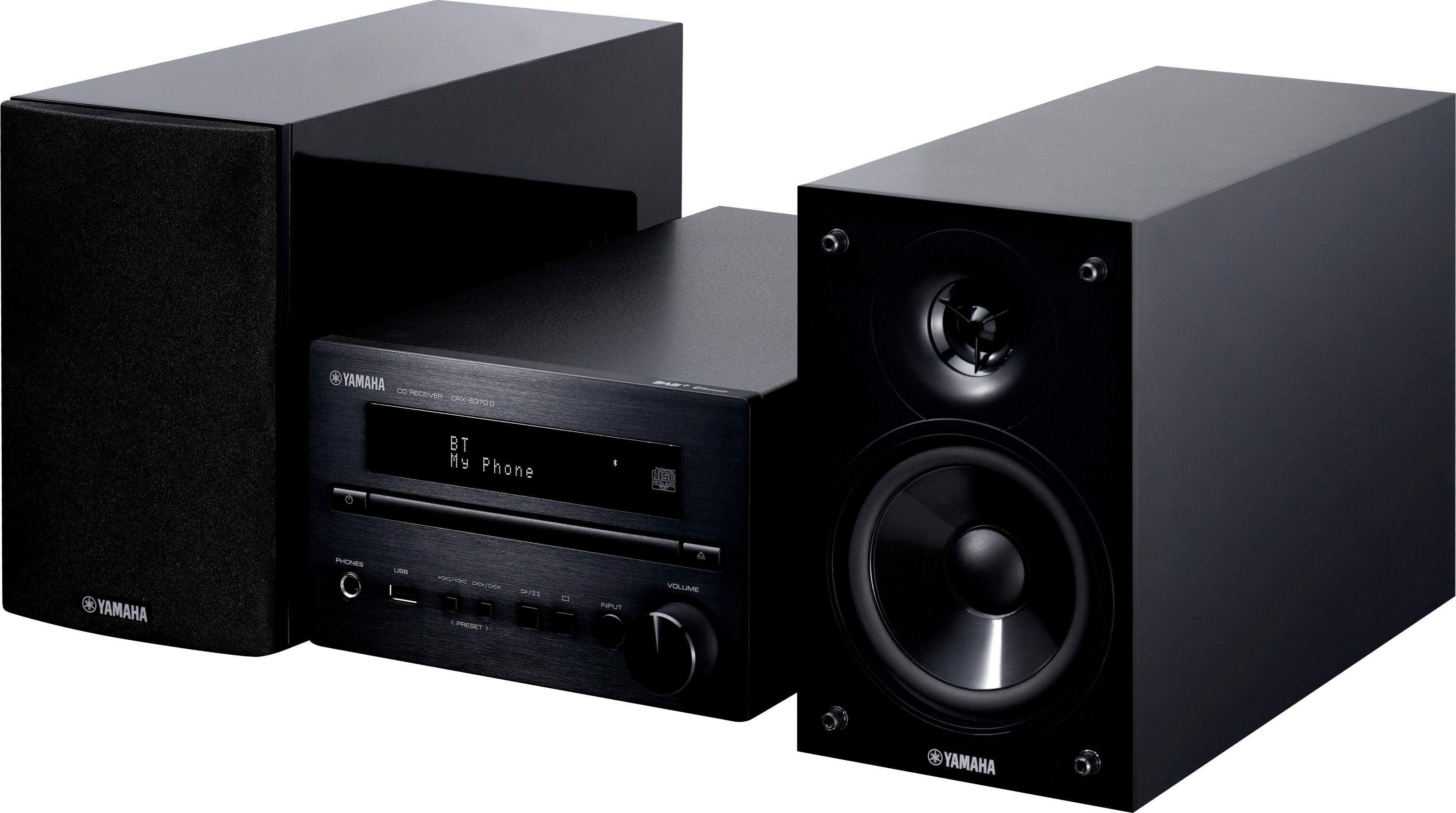 MCR-B370D 40 Watt 2.0 Gesamtleistung Hi-Res, (Bluetooth), (RMS): Yamaha Kompaktanlage Lautsprechersystem,