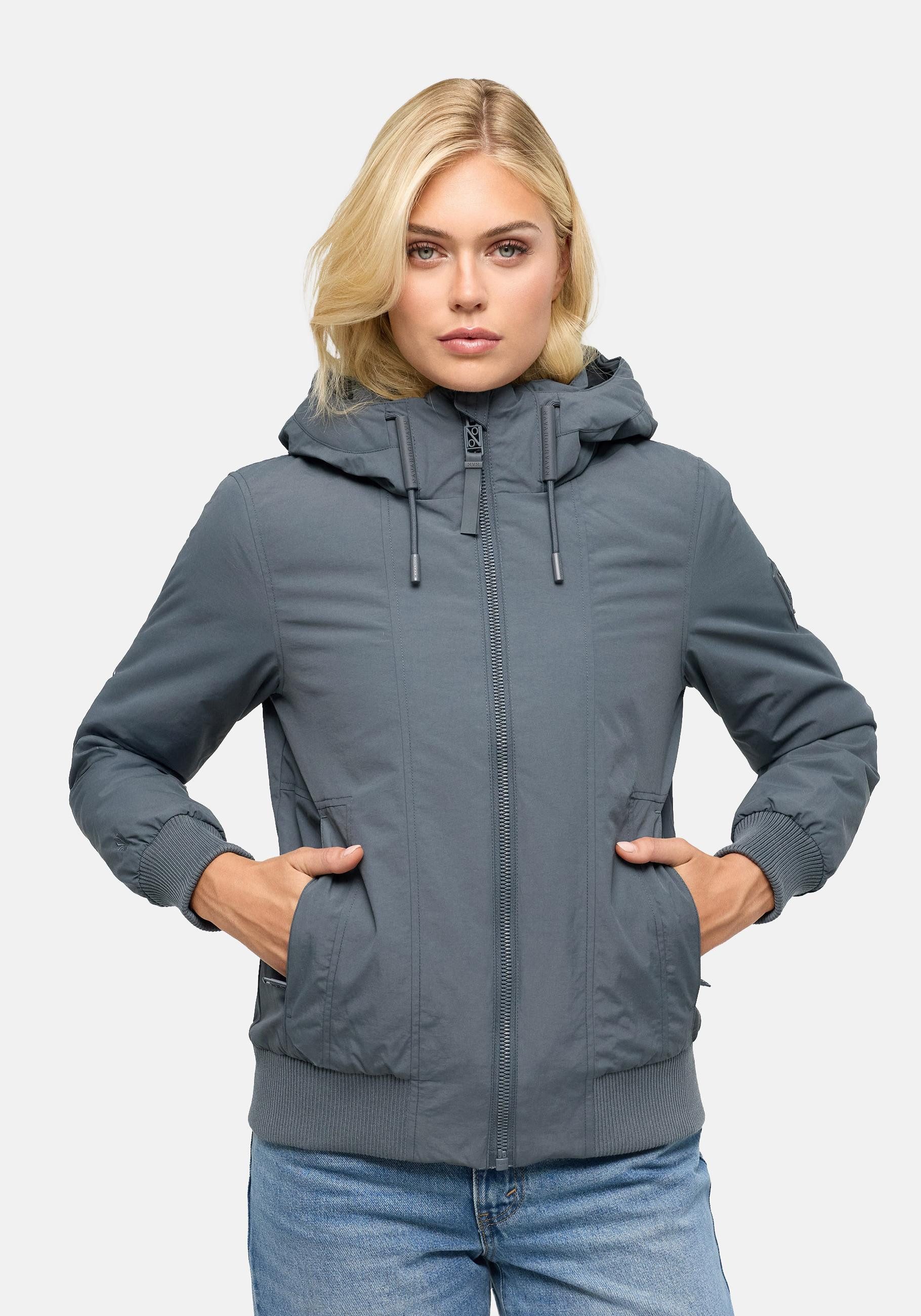 Navahoo Winterjacke Kichermaus 14 Wasserdichte Damen Jacke mit Kapuze