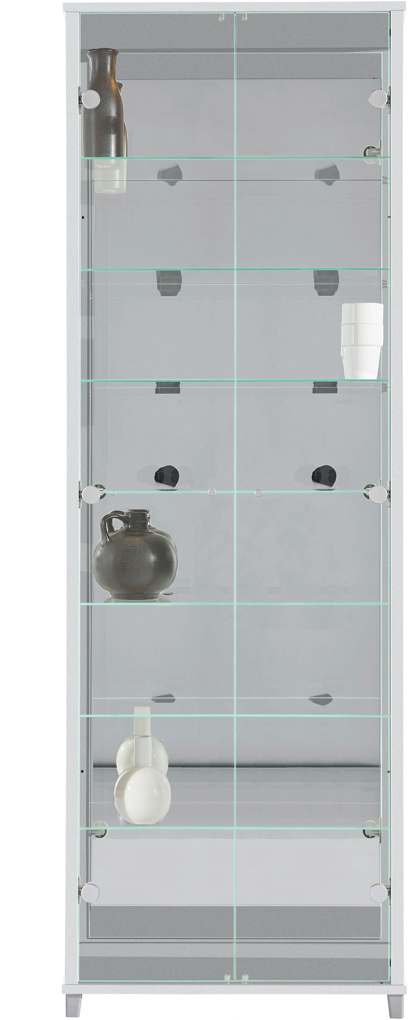 fif möbel Vitrine OPTIMA Standvitrine, Vitrinenschrank, Glasvitrine, Sammlervitrine