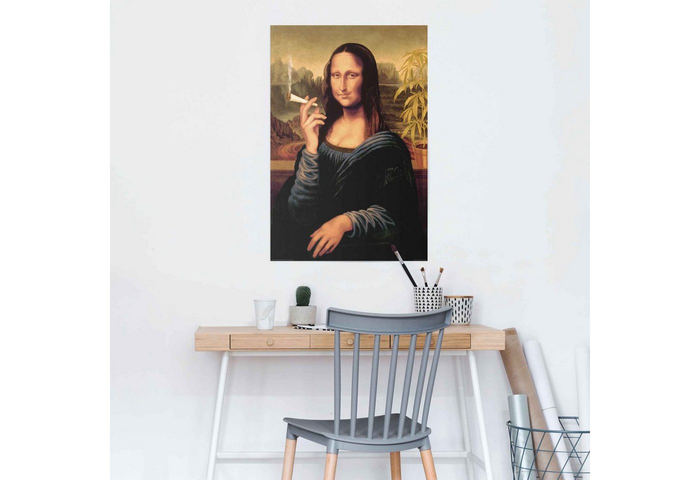 Reinders! Poster Poster Mona Lisa joint, Menschen (1 St)