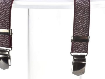LLOYD Men’s Belts Hosenträger Classic (Set) Y-Form, mit 3 Clips, 25mm Bandbreite, für Herren, Leder Schulterteil