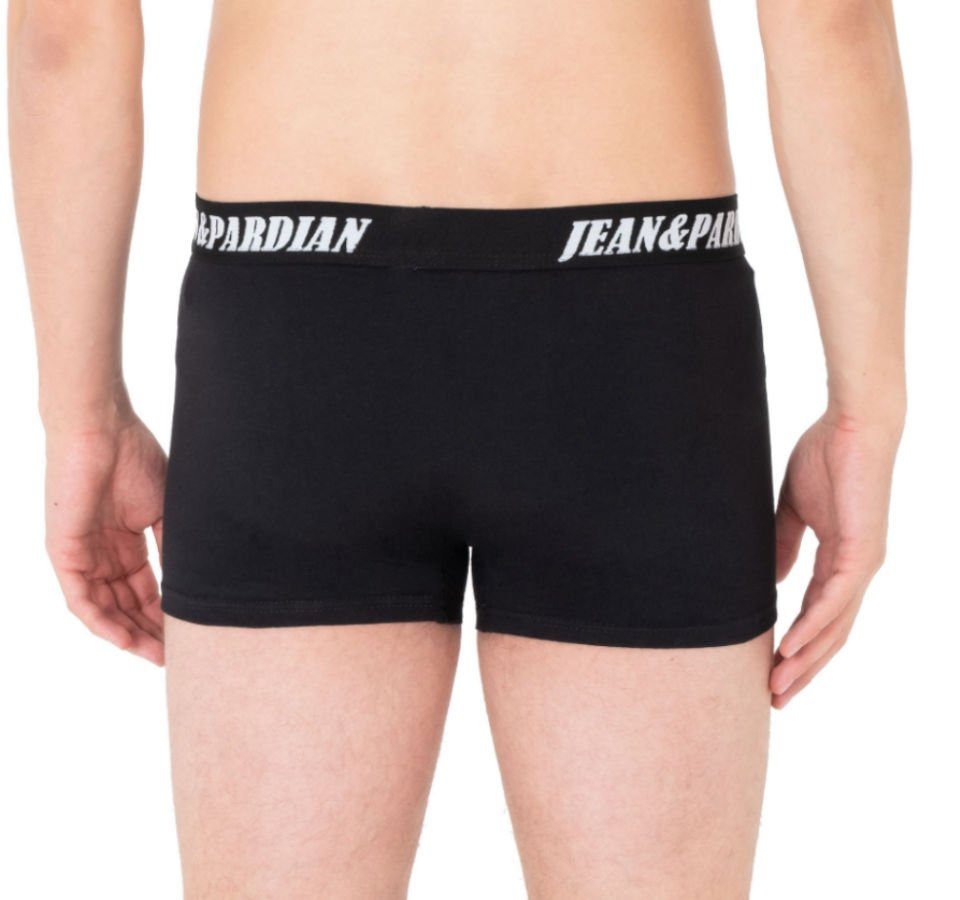 Jean&Pardian Boxershorts (8er Baumwolle 8er Jean&Pardian Boxershorts Retro für Dunkel Pack) 95% aus Pack Herren
