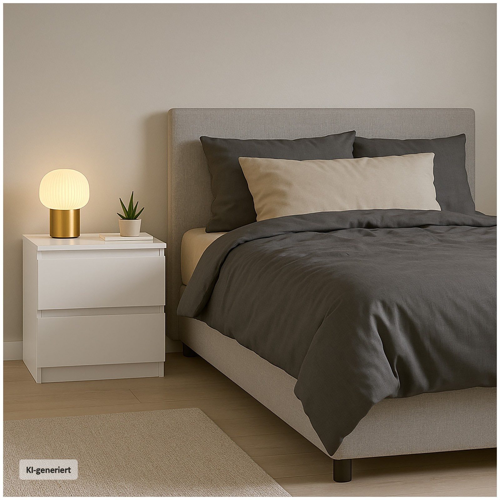 HTI-Living Nachtkommode Nachtkommode 2er Set Weiß (Set, 2 St., 2 Nachtkommoden), Nachtschrank Nachttisch