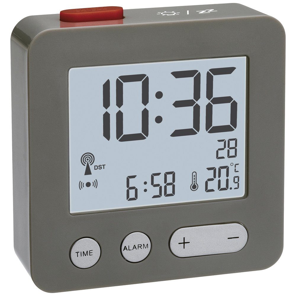 TFA Dostmann Wecker TFA Dostmann 60.2545.10 Funk Wecker Anthrazit Alarmzeit günstig online kaufen