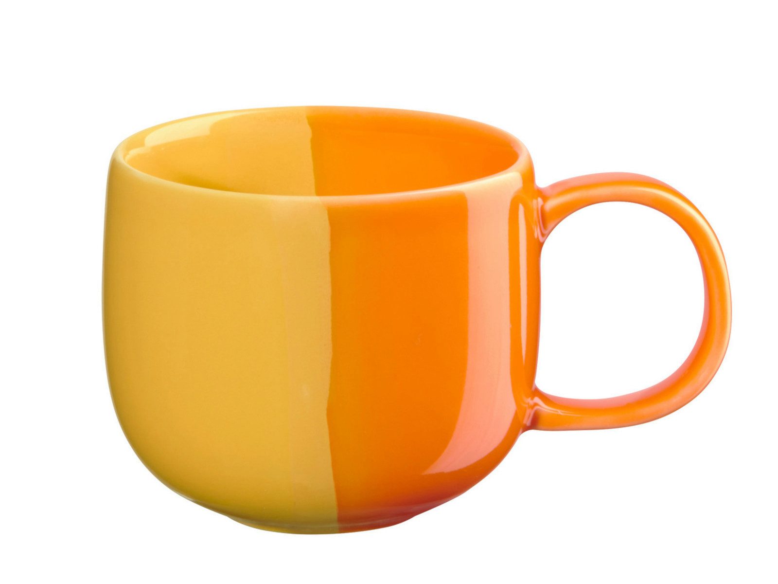 ASA SELECTION Espressotasse joy Espressotasse orange smoothie 0,09l, Porzellan