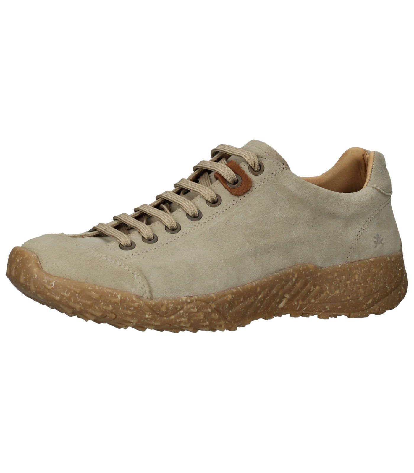 Halbschuhe Beige El Leder Schnürschuh Naturalista