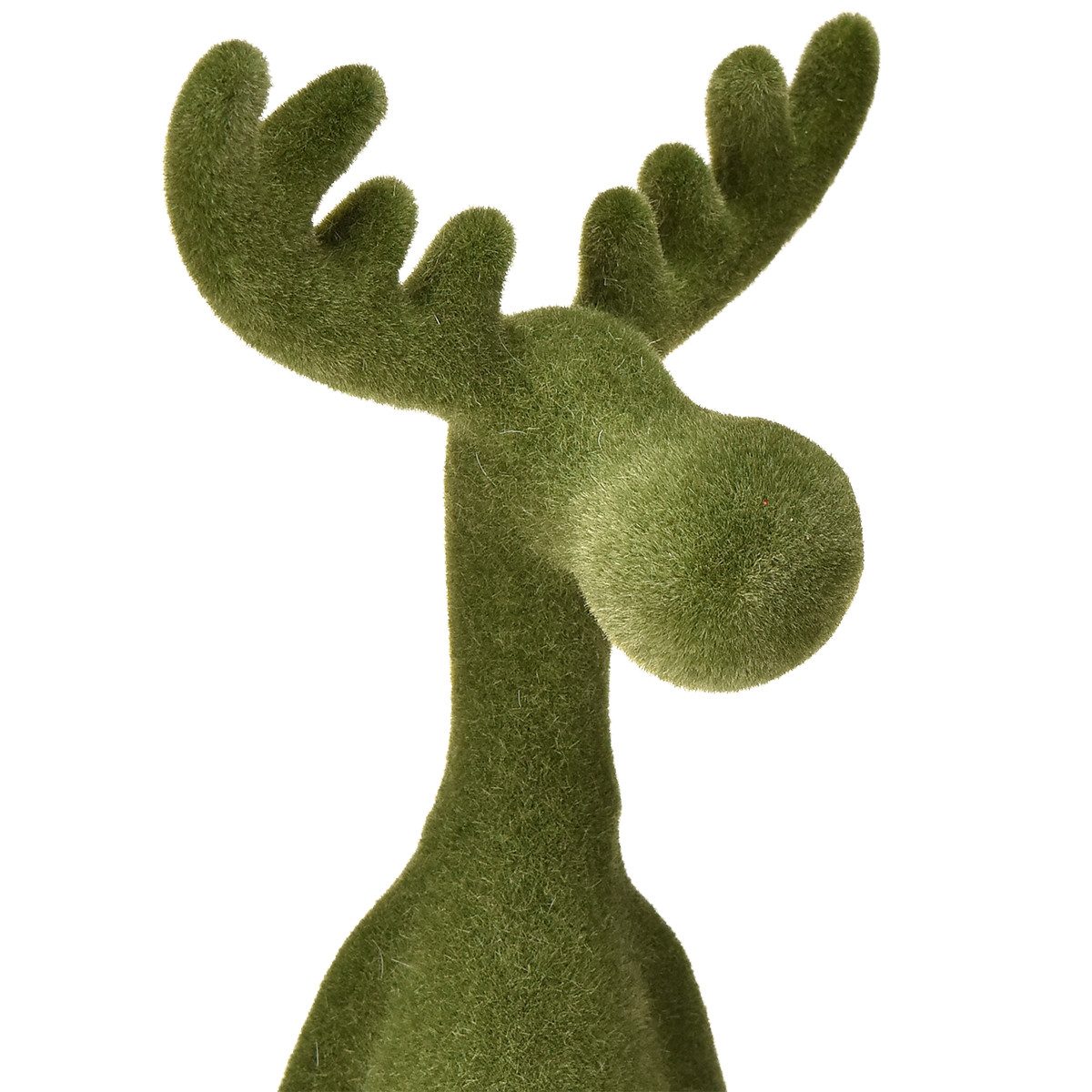 Florists Products Weihnachtsmann Kantenhocker Elch Kantensitzer Weihnachten Deko Grün 31cm 2er, 2 Stück